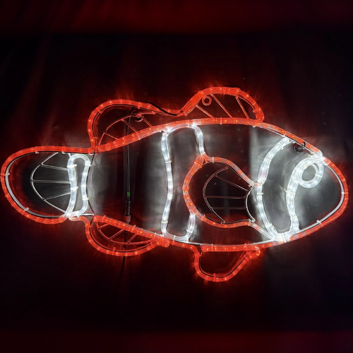 Clown Fish Rope Light Motif