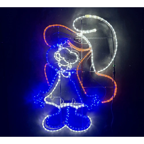 Blue Elf Girl Rope Light Motif