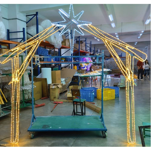 Nativity Stable Rope Light Motif - PREORDER FOR 2026