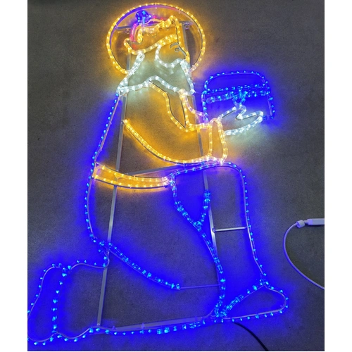 Wiseman Kneeling Rope Light Motif - PREORDER FOR 2026