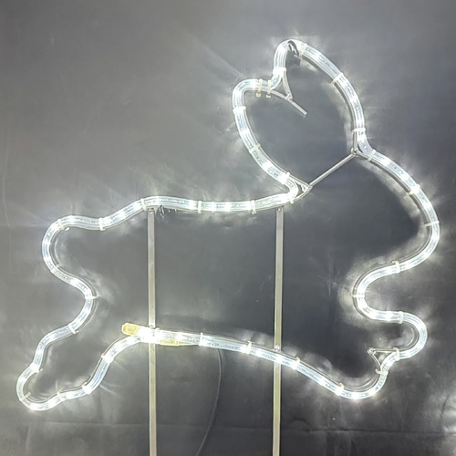 Jumping Easter Rabbit Rope Light Motif