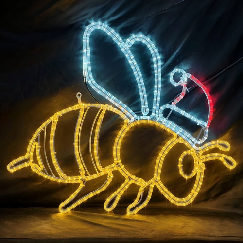 Christmas Bee Rope Light Motif