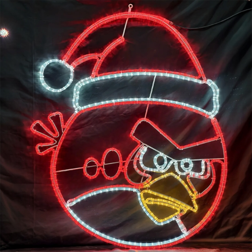 Christmas Angry Bird  Rope Light Motif