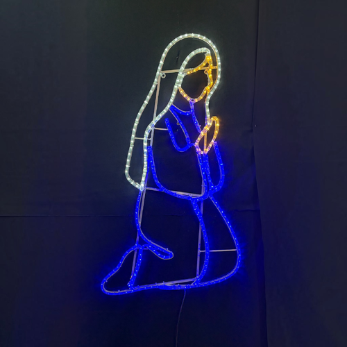 Mary Nativity Rope Light Motif