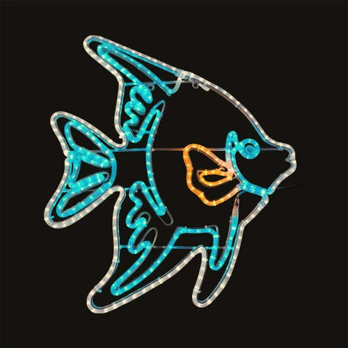 New Aqua Fish Rope Light Motif