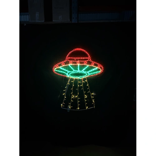 Christmas UFO Rope Light Motif 