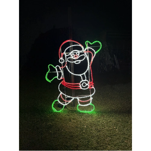 Santa Dancing Rope Light Motif