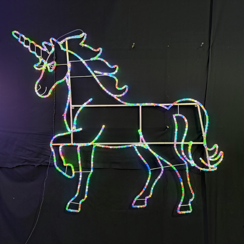 RGB Unicorn Rope Light Motif