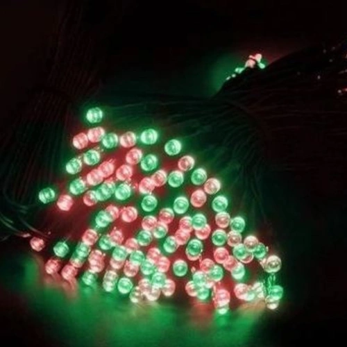 Red & Green Solar Fairy String - 12m