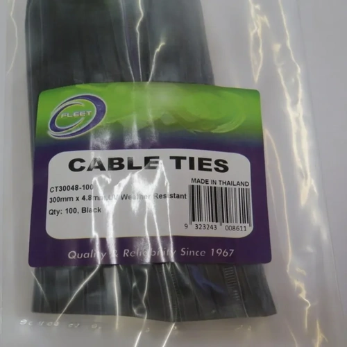 Pack of 100 Cable Ties (300mm long)