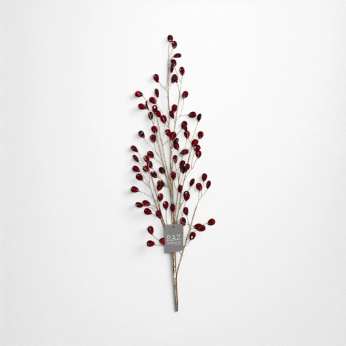 Red Gem Berry Spray - 74cm