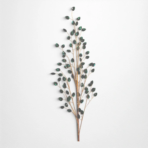 Green Gem Berry Spray - 74cm