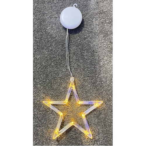 Window Suction Cup Hanging Light Star