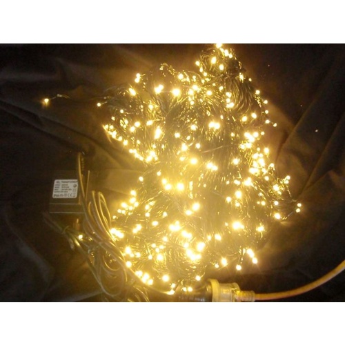 80M Long Warm White LED String Lights (Hire price only)