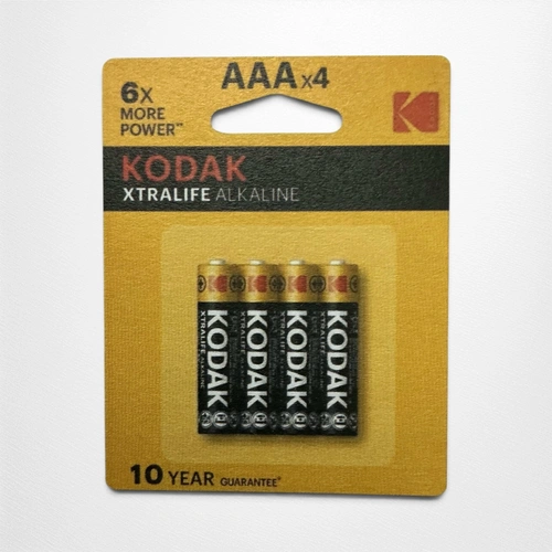 Kodak xtralife Alkaline Battery- AAA 4pk