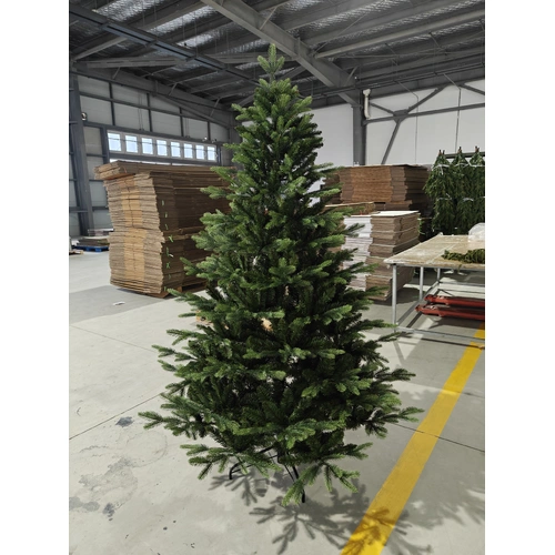 6FT Green Mixed Leaf Pine Christmas Tree