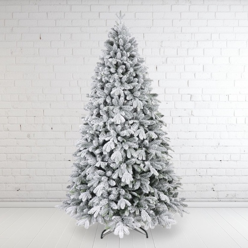 9 Foot Deluxe Flocked Christmas Tree