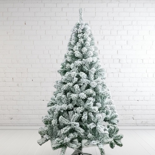 7 Foot Slim Snow Christmas Tree