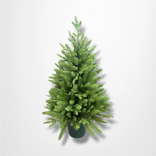 76cm Pre-Lit Battery Operated Pine Christmas Tree