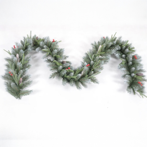 Winter Prelit 270cm Decorated Garland 