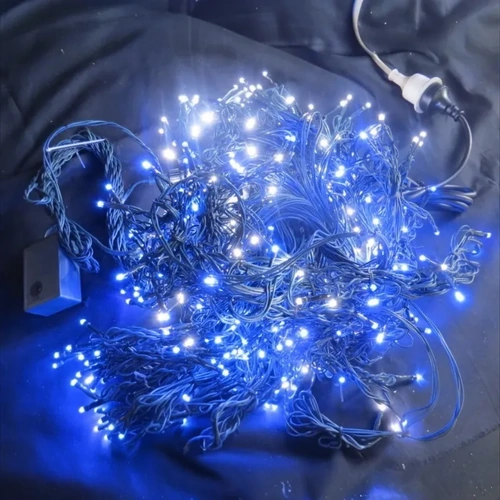 10M Blue and White Firecracker String