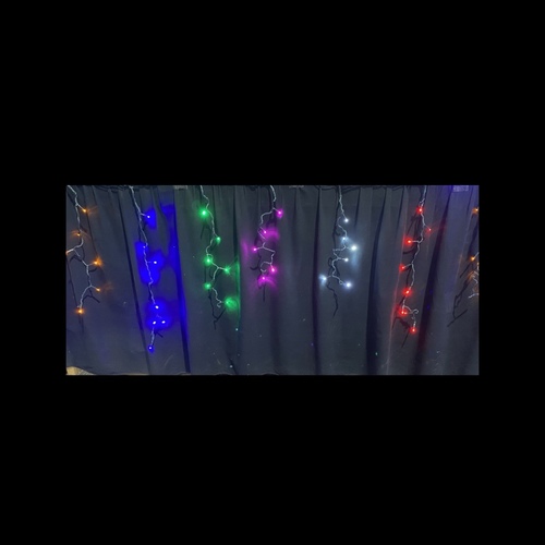 10M Multi LED Icicles- 6 colours - FREE SHIPPING