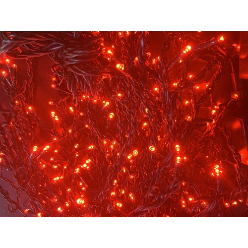15M Red LED Icicles 