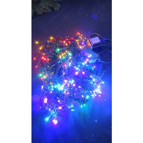 15M Multi  LED Icicles - 6 colours