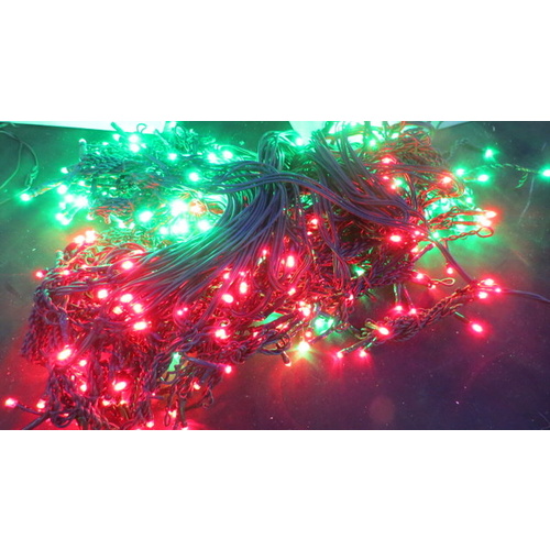25M Red and Green LED Icicles