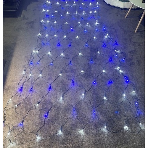 10m x 2m Blue and White LED Net
