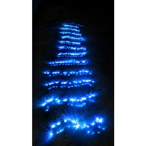 Blue LED Waterfall Net Light 6m x 1.5m -700 bulbs