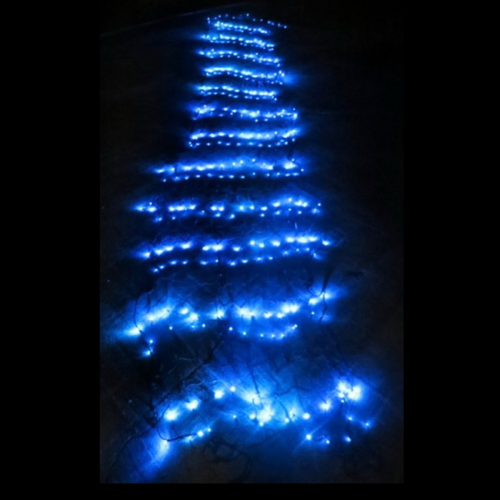 Blue LED Waterfall Net Light 6m x 1.5m -1400 bulbs
