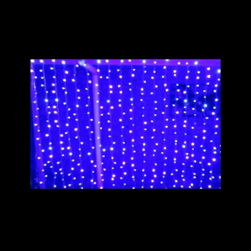 Blue Curtain Light  3m x 2m 
