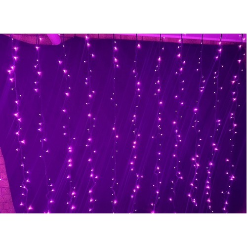 Pink Curtain Light 3M x 2M - FREE SHIPPING