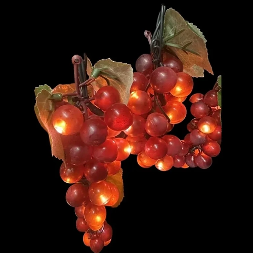 10M Red Grapes String Lights