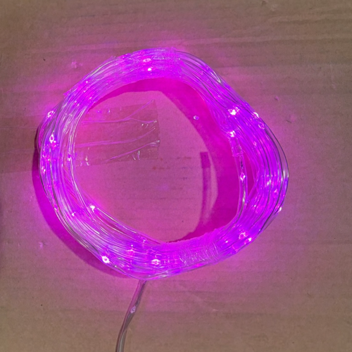 10m Pink Tube Copper String