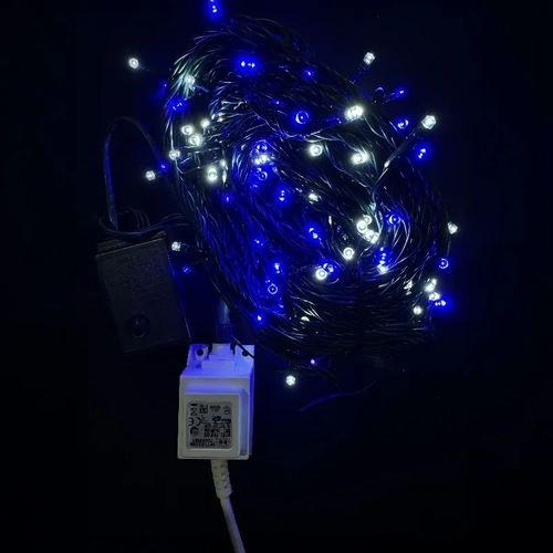 20m Blue and White LED Strings