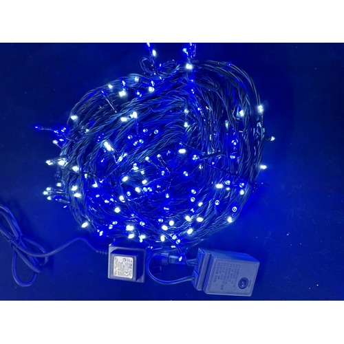 50m Blue and White LED Strings