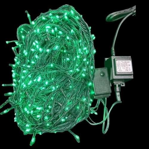 50m LED Green Strings 