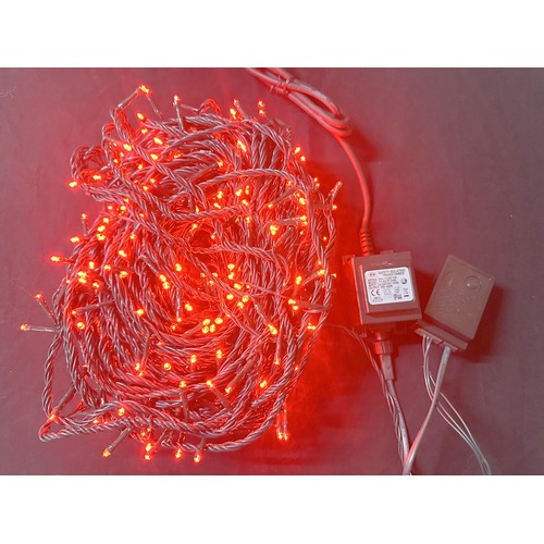 50m Red LED Strings 