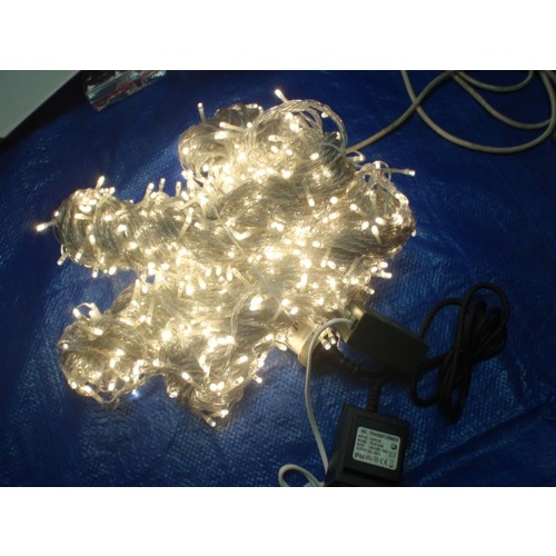 80m Static Warm White LED String Lights