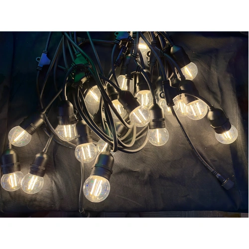10M Warm White Festoon Strings-  24V
