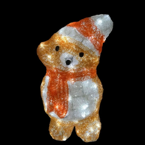 40cm Tall Acrylic LED Teddy Bear