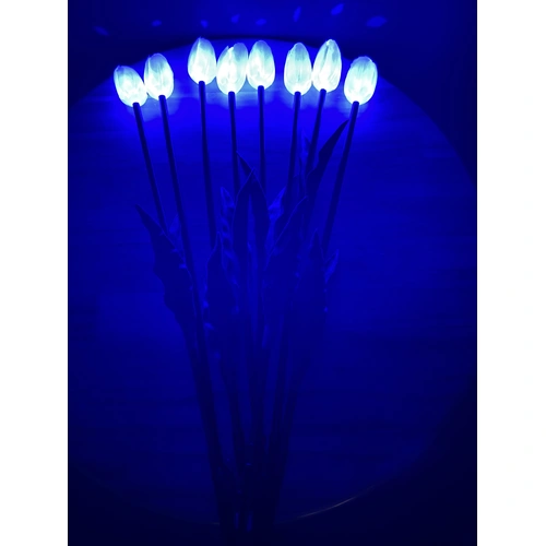 Set of 8 Blue Tulips