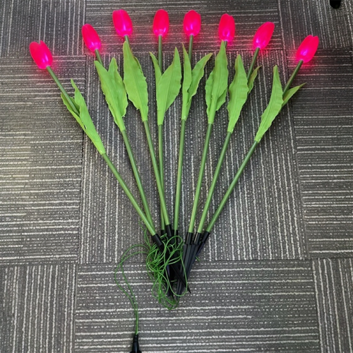 Set of 8 Pink Tulips