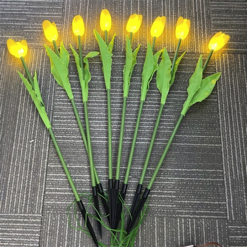 Set of 8 Yellow Tulips 