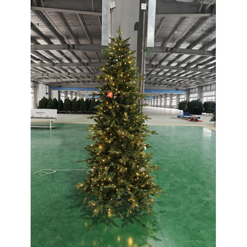 6 Foot Lit Slim Alpine Christmas Tree