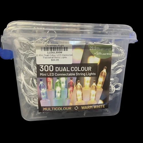 29.9m 2 Colour Connectable Traditional String 