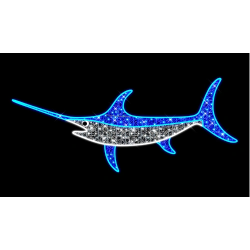 Marlin Fish Rope Light Motif - PREORDER FOR 2025