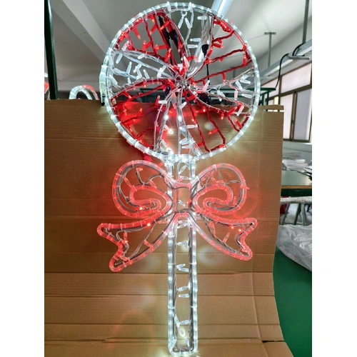 Spinning Lollipop Rope Light Motif - PREORDER FOR 2026